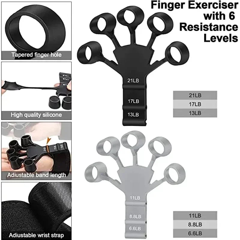 FlexGrip Finger Strengthener – Adjustable Finger Resistance Trainer